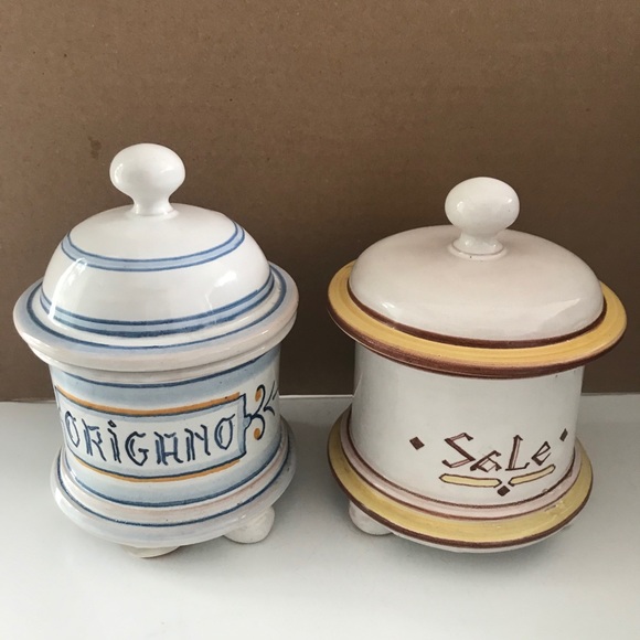 Lavorazione A Mano Spice Jars - Picture 1 of 6